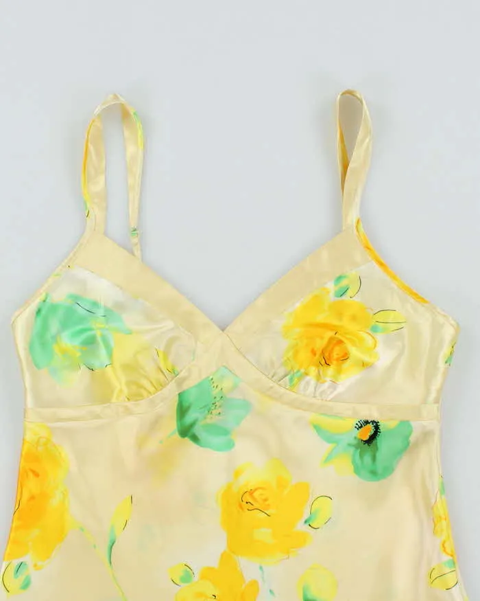 Vintage Y2k 00s Jones New York Floral Satin Cami - M sold by Rokit product image thumbnail 3