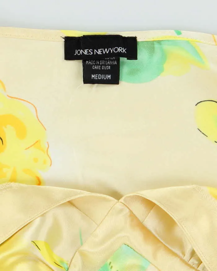 Vintage Y2k 00s Jones New York Floral Satin Cami - M sold by Rokit product image thumbnail 5