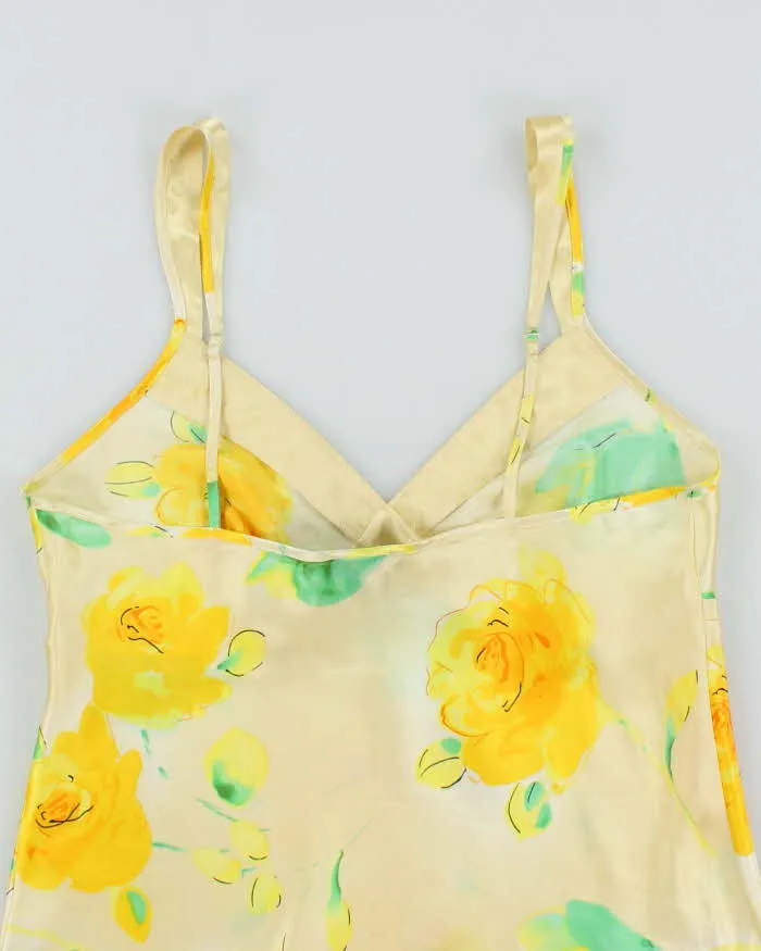 Vintage Y2k 00s Jones New York Floral Satin Cami - M sold by Rokit product image thumbnail 4