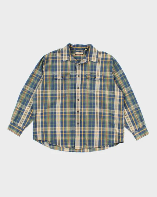 Vintage 2000's GH Bass & Co Button Up Flannel Shirt - XL sold by Rokit