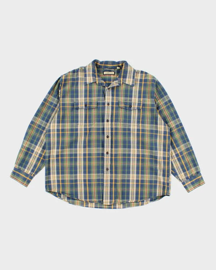 Vintage 2000's GH Bass & Co Button Up Flannel Shirt - XL sold by Rokit
