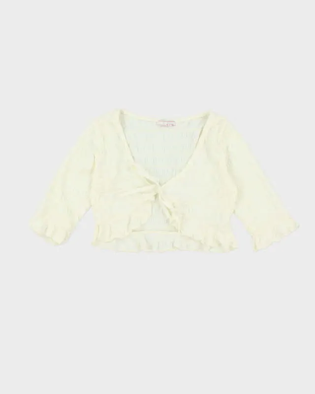 Vintage Y2k 00s L.I.U Bolero Cardigan - M sold by Rokit