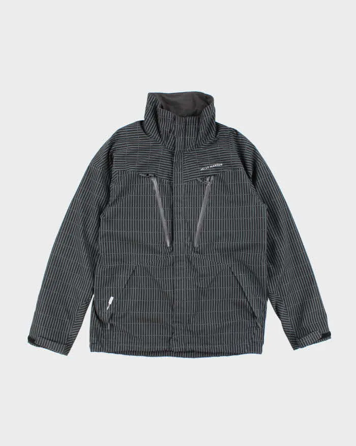Vintage Y2K Helly Hansen Pin Stripe Insulated Ski Jacket - L sold by Rokit
