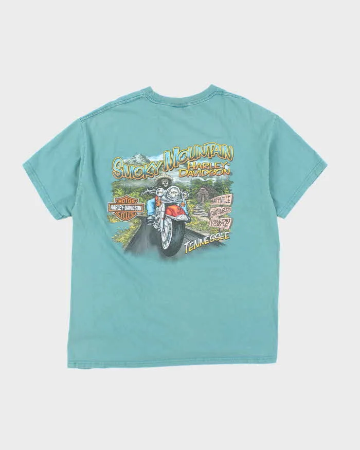 Vintage 2000's Harley Davidson Smokey Mountains Graphic T-Shirt - L sold by Rokit product image thumbnail 2