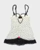 Vintage Y2k 00s La Senza Mesh Polka Dot Top - XS sold by Rokit