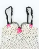 Vintage Y2k 00s La Senza Mesh Polka Dot Top - XS sold by Rokit