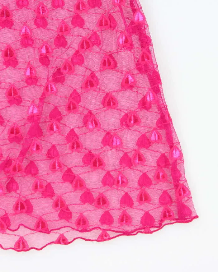Vintage Y2k 00s La Vie En Rose Mesh Slip Dress - S sold by Rokit product image thumbnail 5