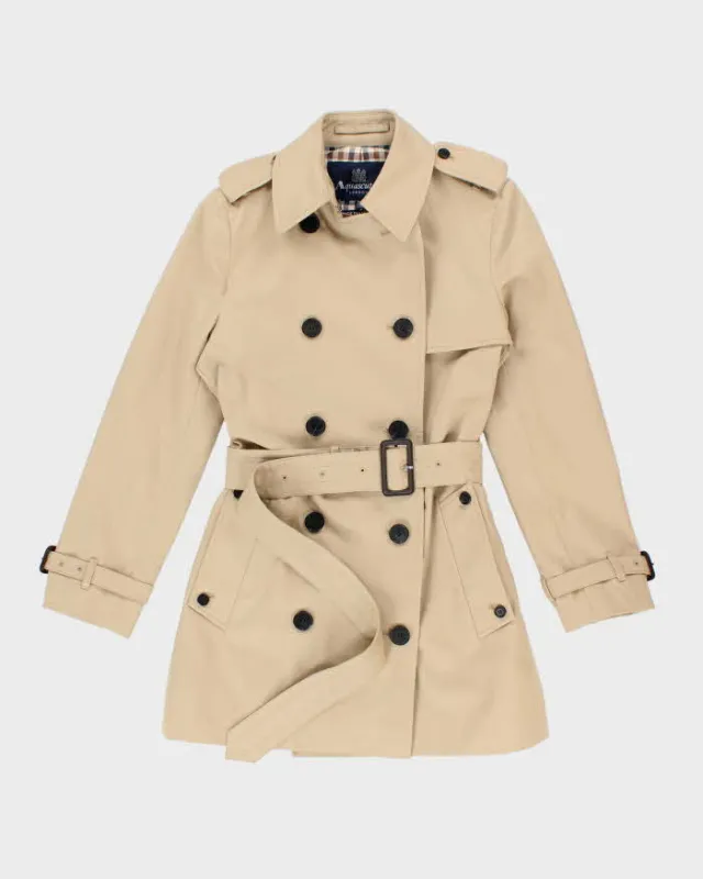 Vintage Aquascutum Short Trench Coat - XS sold by Rokit