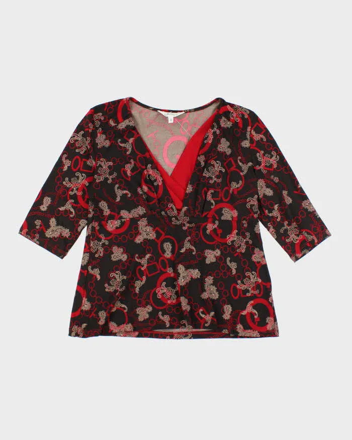 Vintage Y2k 00s Jessica Pattern Top - M sold by Rokit