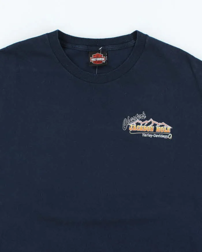 Vintage 2000's Harley Davidson Jackson's Hole Graphic T-Shirt - XL sold by Rokit product image thumbnail 3