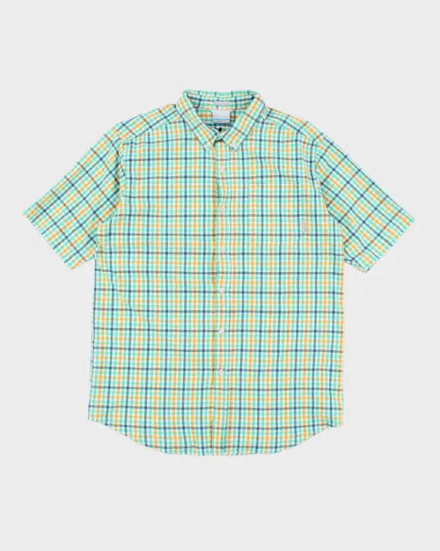 Vintage Columbia Striped Lightweight Short Sleeve Shirt - L sold by Rokit