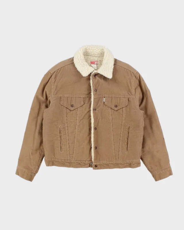 Vintage 90's Levi's Heavyweight Corduroy Insulated Jacket - L made by Levi's