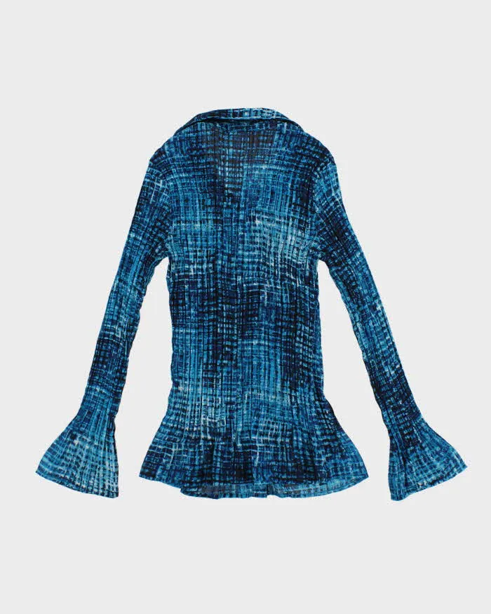 Vintage Y2k 00s Jessica Pleated Ruffle Blouse - M sold by Rokit product image thumbnail 2