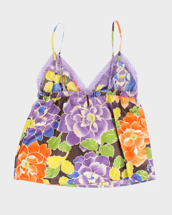 Vintage Y2k 00s La Senza Floral Satin Cami - S sold by Rokit product image thumbnail 2