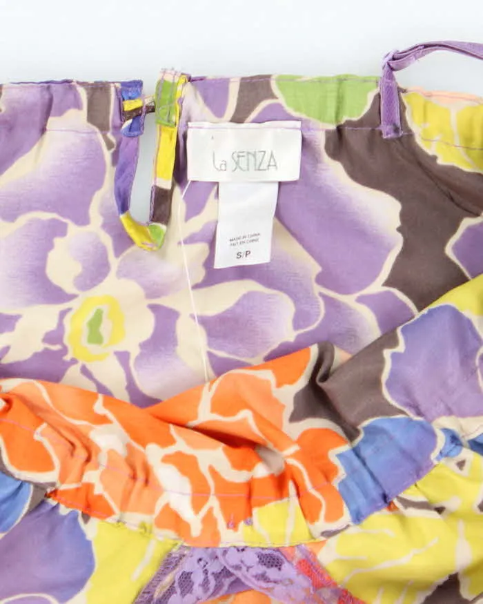 Vintage Y2k 00s La Senza Floral Satin Cami - S sold by Rokit product image thumbnail 5