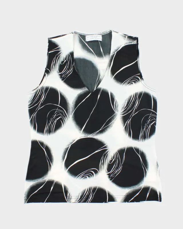 Vintage Y2k 00s Beecher Brook Pattern Top - M sold by Rokit