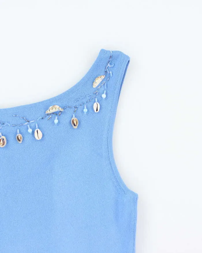 Vintage 90s Pierri New York Shell Knit Top - S sold by Rokit product image thumbnail 4