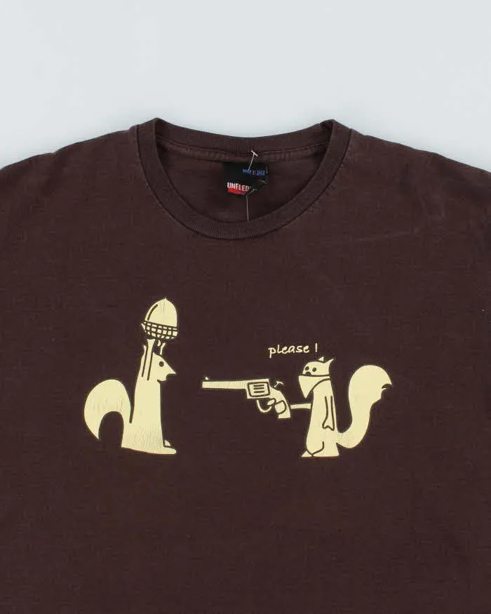 Vintage 2000's Comedy Squirrel Graphic T-Shirt - L sold by Rokit product image thumbnail 3