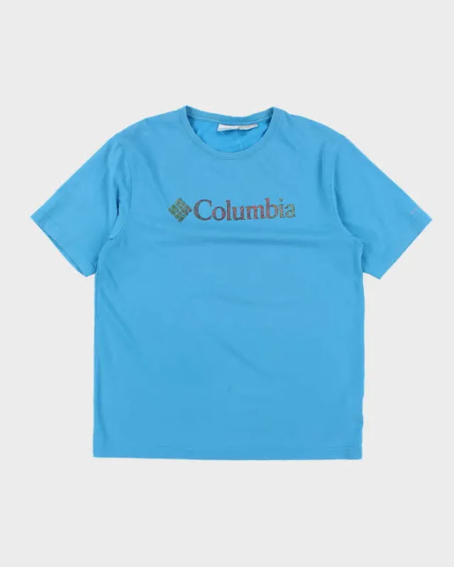 Vintage Columbia Spell Out Graphic Omni-Wick T-Shirt - L sold by Rokit