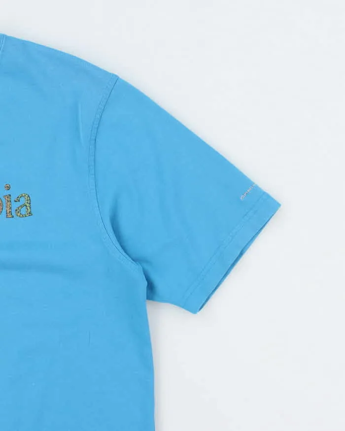 Vintage Columbia Spell Out Graphic Omni-Wick T-Shirt - L sold by Rokit product image thumbnail 4