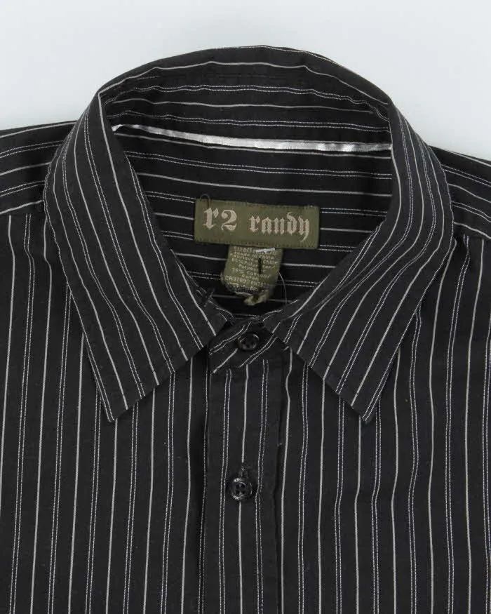 Vintage Y2K R2 Randy Striped Gothic Style T-Shirt - XL sold by Rokit product image thumbnail 5