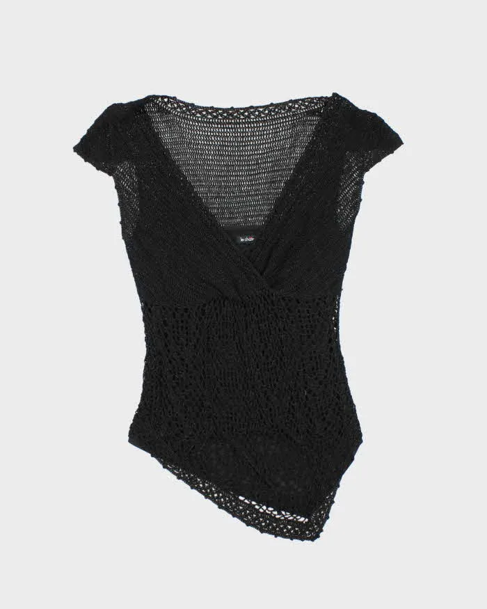 Vintage Y2k 00s Le Chateau Crochet Top - M sold by Rokit
