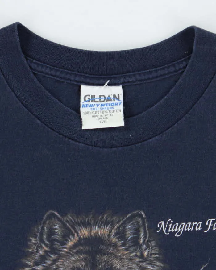 Vintage 90's Niagara Falls Canada Wolf Graphic T-Shirt - L sold by Rokit product image thumbnail 5