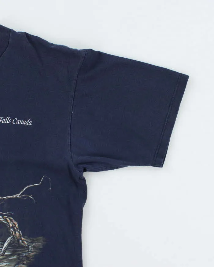 Vintage 90's Niagara Falls Canada Wolf Graphic T-Shirt - L sold by Rokit product image thumbnail 4