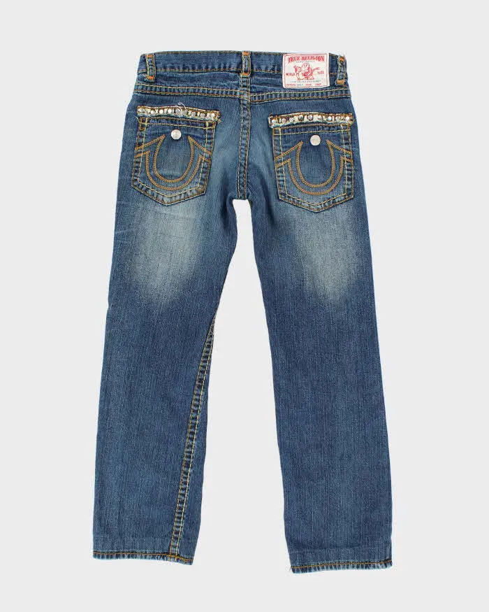 Vintage Y2k 00s True Religion Studded Jeans - W34 L30 sold by Rokit product image thumbnail 2