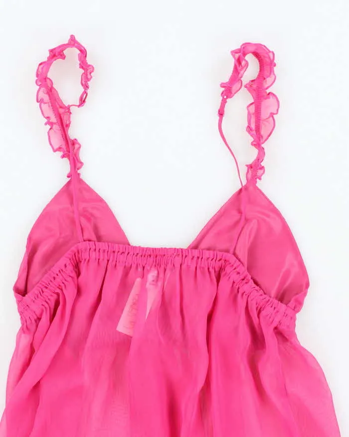 Deadstock Vintage Y2k 00s La Senza Pink Cami - M sold by Rokit product image thumbnail 4