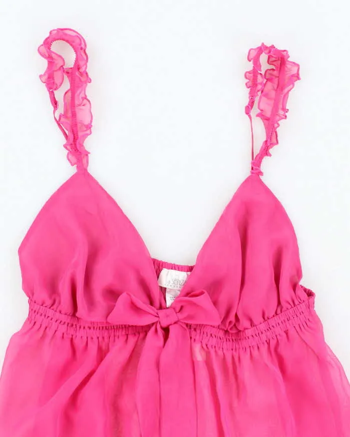 Deadstock Vintage Y2k 00s La Senza Pink Cami - M sold by Rokit product image thumbnail 3