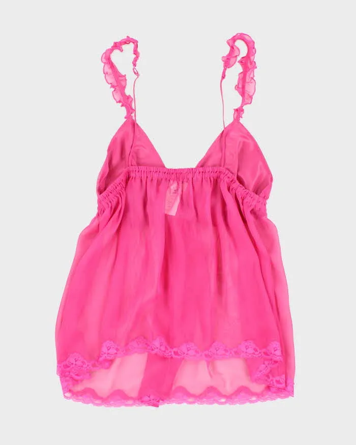 Deadstock Vintage Y2k 00s La Senza Pink Cami - M sold by Rokit product image thumbnail 2
