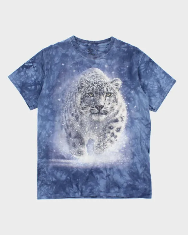 Vintage 2000's The Mountain Snow Leopard Graphic T-Shirt - M sold by Rokit