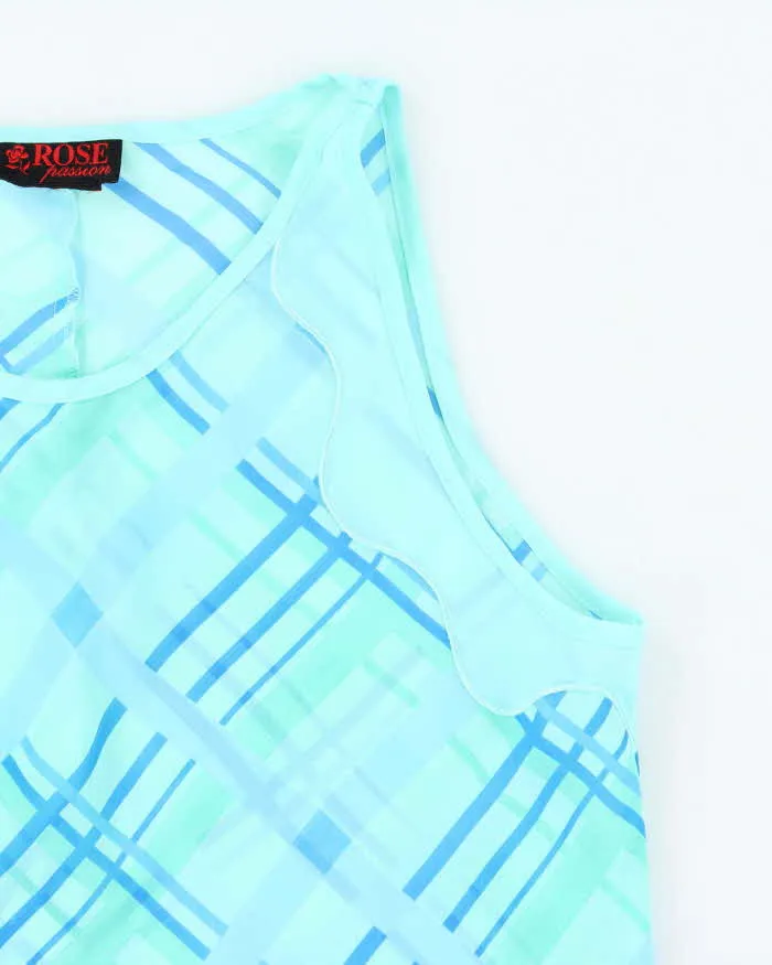 Vintage 90s Rose Passion Mesh Slip Dress - M sold by Rokit product image thumbnail 4