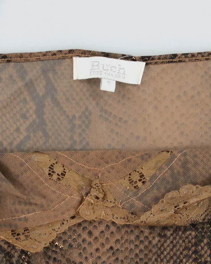 Vintage Y2k 00s Buch Snake Print Mesh Cami - S sold by Rokit product image thumbnail 5