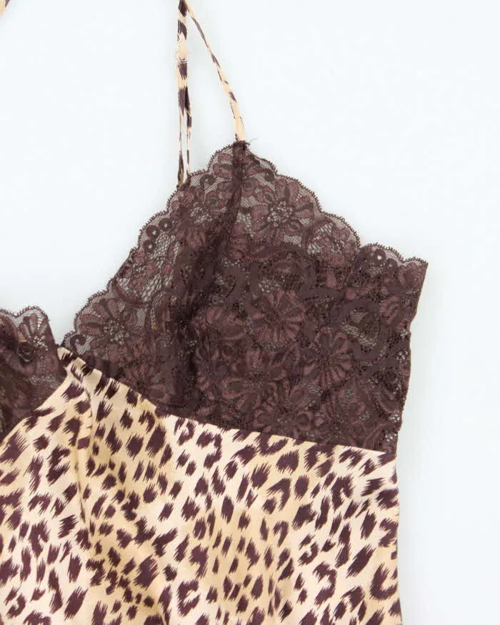 Vintage Y2k 00s La Senza Leopard Print Slip Dress - M sold by Rokit product image thumbnail 4
