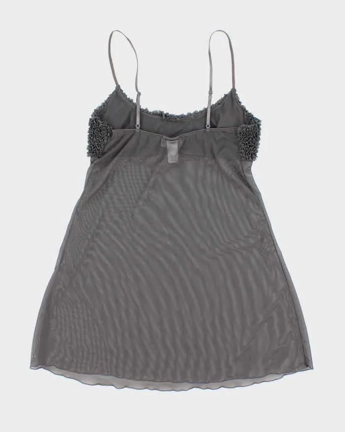 Vintage Y2k 00s La Senza Mesh Ruffle Cami - M sold by Rokit product image thumbnail 2