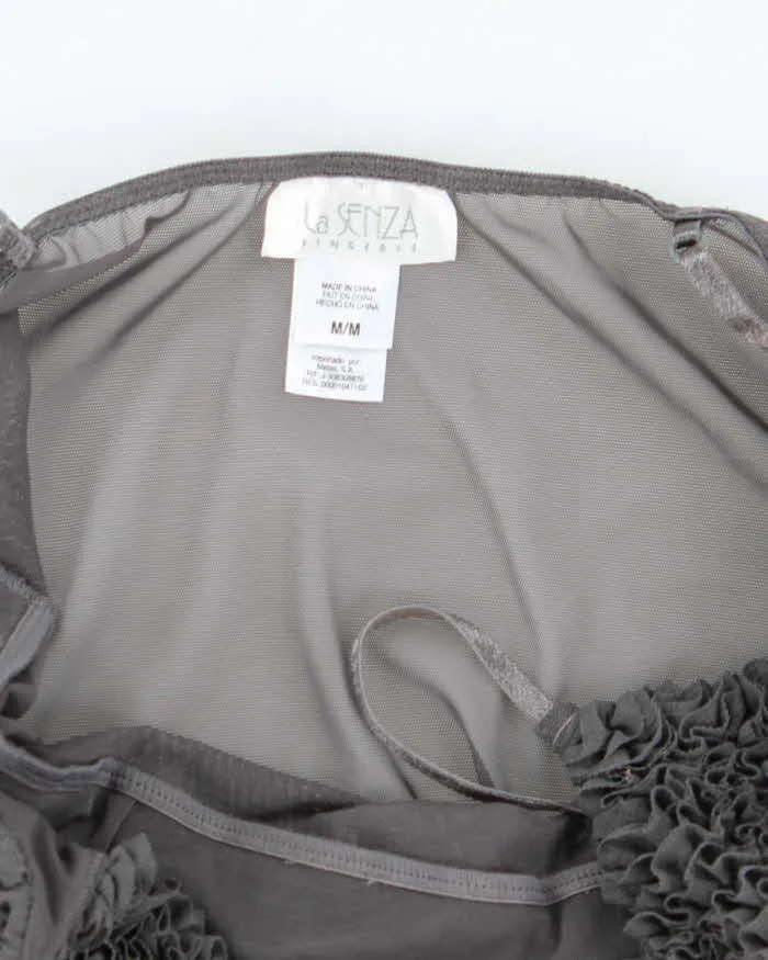Vintage Y2k 00s La Senza Mesh Ruffle Cami - M sold by Rokit product image thumbnail 5