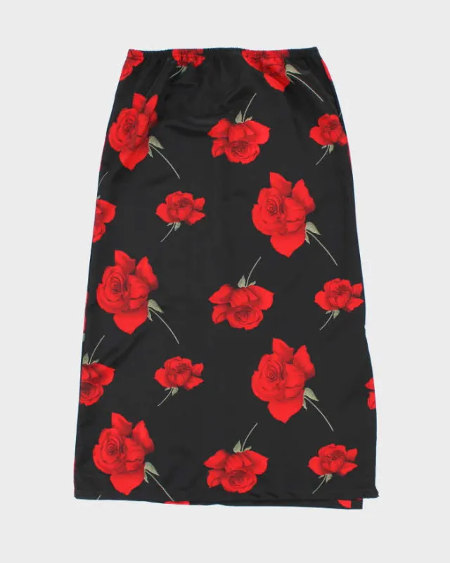 Vintage 90s California Krush Floral Skirt - S sold by Rokit