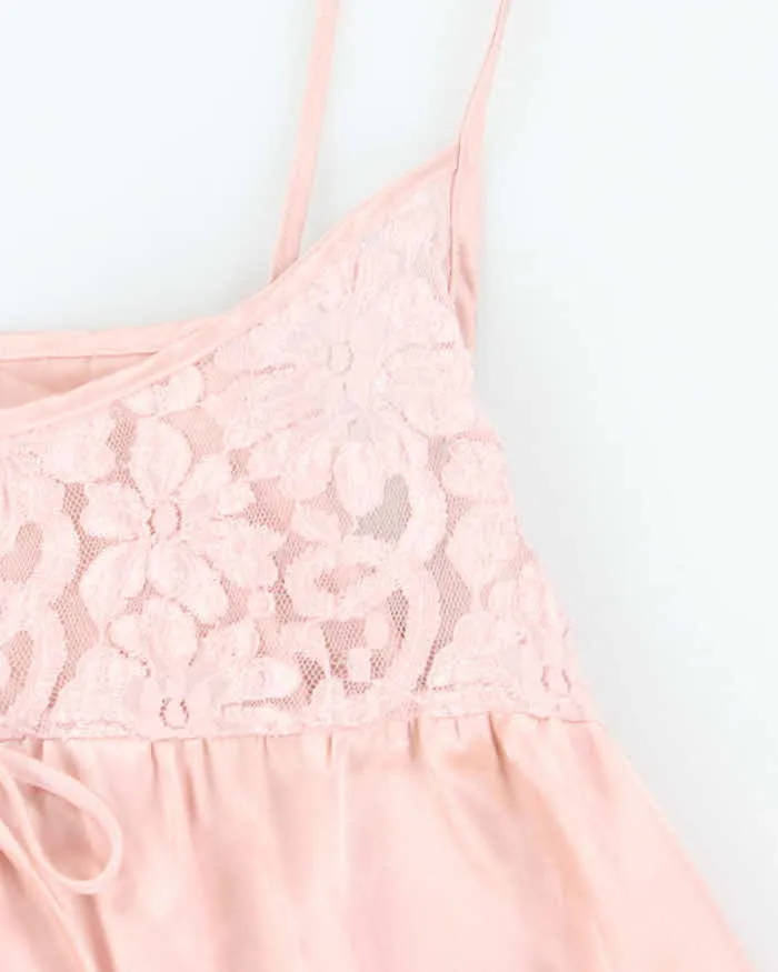 Vintage 90s La Senza Satin Slip Dress - M sold by Rokit product image thumbnail 4