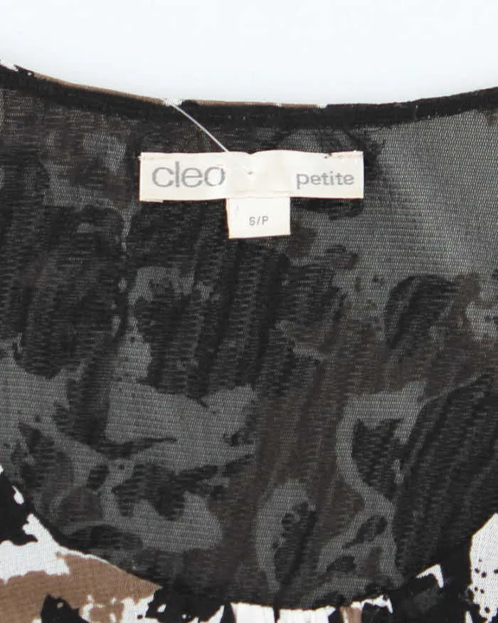 Vintage Y2k 00s Cleo Ruched Pattern Top - S sold by Rokit product image thumbnail 5