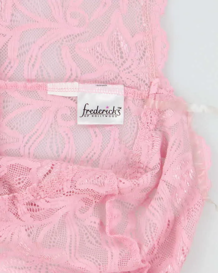 Vintage Y2k 00s Fredericks Lace Halter Top - M sold by Rokit product image thumbnail 5