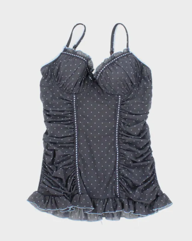 Vintage Y2k 00s La Vie En Rose Polka Dot Top - M sold by Rokit