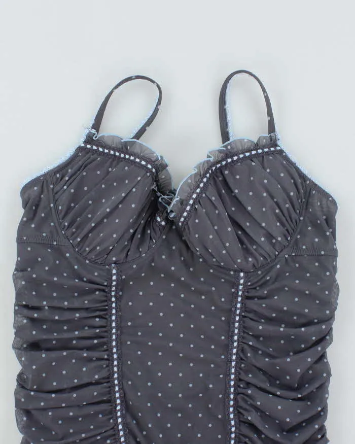 Vintage Y2k 00s La Vie En Rose Polka Dot Top - M sold by Rokit product image thumbnail 3