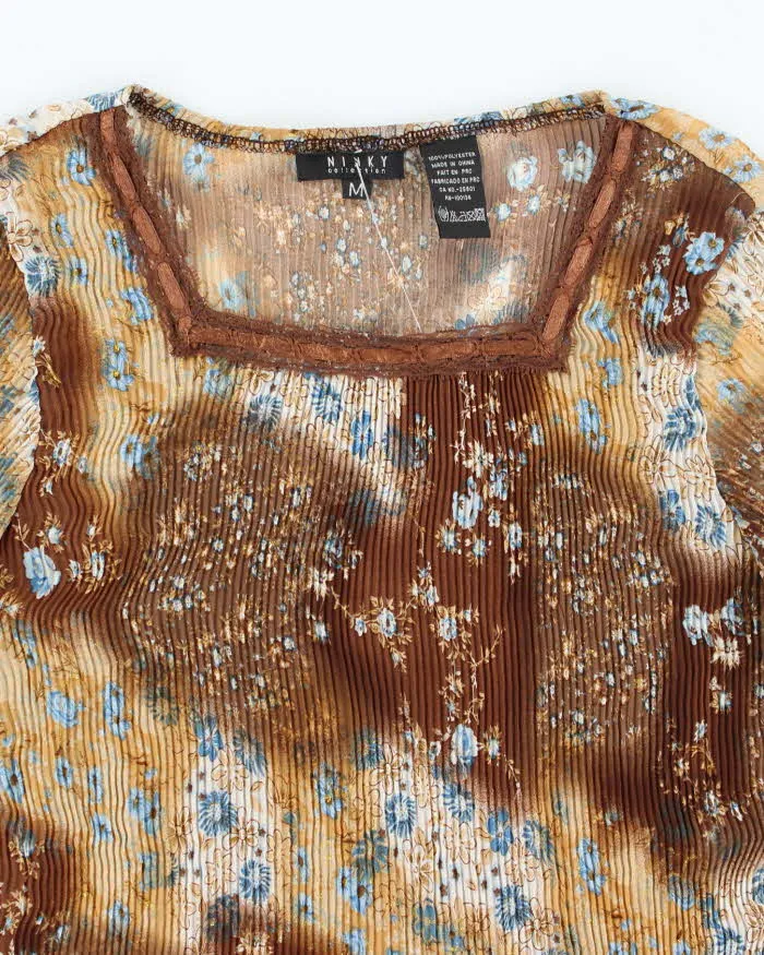 Vintage Y2k 00s Nikky Collection Pleated Top - M sold by Rokit product image thumbnail 3