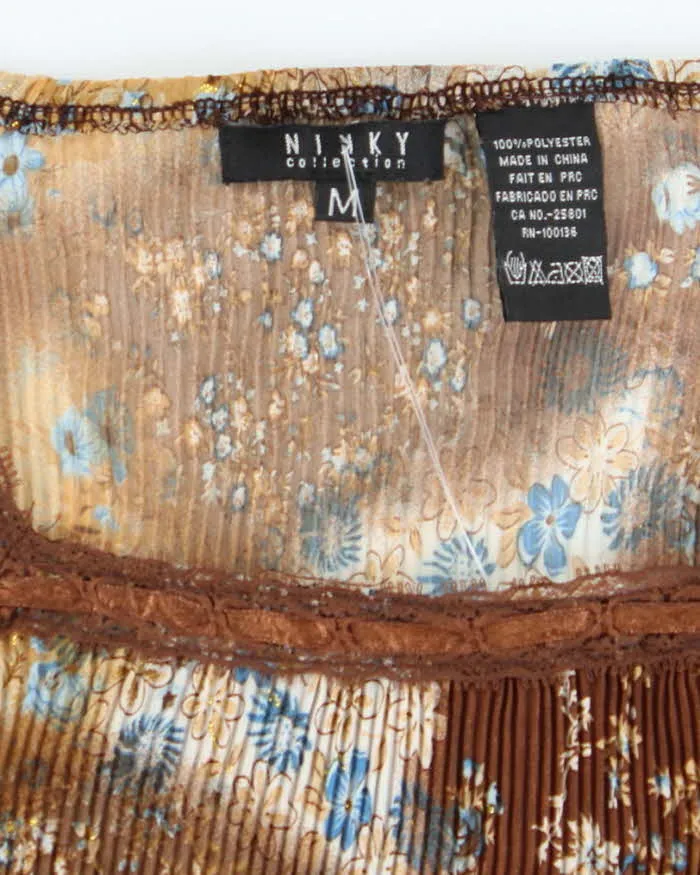 Vintage Y2k 00s Nikky Collection Pleated Top - M sold by Rokit product image thumbnail 5