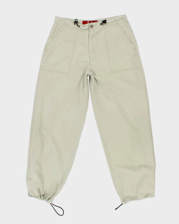 Vintage Y2K Guess Adjustable Parachute Utility Trousers - W32 L29 sold by Rokit