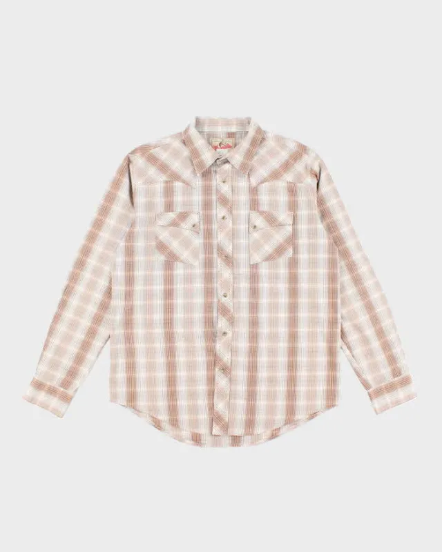 Vintage Wrangler Western Snap Button Shirt - L sold by Rokit
