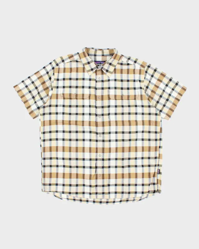 Vintage 00s Patagonia Checked Short Sleeve Shirt - L sold by Rokit