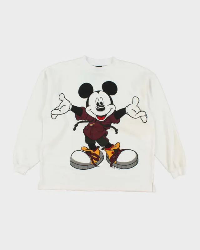 Vintage 90's Disney Mickey Mouse Big Graphic Sweatshirt - S made by Disney